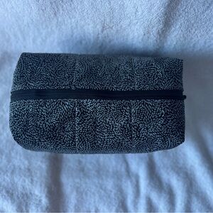 Quilted makeup bag